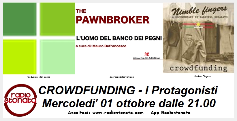 Radio Stonata – Podcast trasmissione sul corwudfunding: ospite Nimble fingers